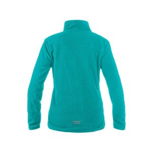 Bluza damska polarowa na zamek CXS Granby Canis kolor turkusowo-zielony - 2