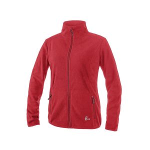 Bluza damska polarowa na zamek CXS Granby Canis kolor czerwony