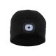 Czapka zimowa z latarką LED USB czarna Lahti Pro - 2