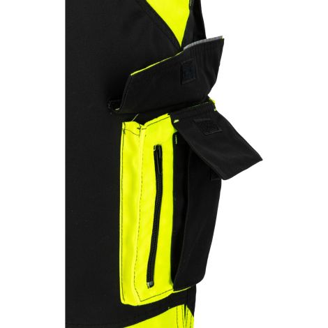 Spodnie robocze z wieloma kieszeniami czarno-żółte Lahti Pro L40551 - 11