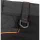 Spodnie dekarskie odporne na rozdarcia i przetarcia z dodatkiem stretchu 4-way elastic czarno-pomarańczowe Lahti Pro L40549 - 13