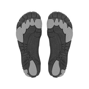 Oddychające buty z podeszwą antypoślizgową unisex czarno-szare CXS Purestep Barefoot Canis - 2