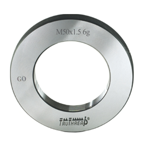 Sprawdzian pierścieniowy do gwintu GO 6G DIN13 M50 x 1,5 mm - TruThread kod: R MI 00050 150 6G GR