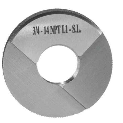 Sprawdzian  pierścieniowy do gwintu 1 cal NPT L1 Step Limit -  TruThread kod: R NT 00100 115 L1 SR