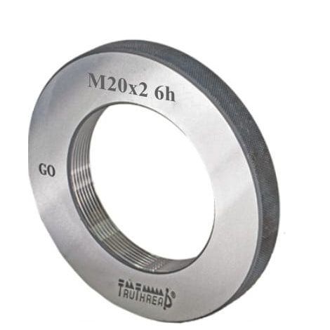 Sprawdzian pierścieniowy do gwintu GO 6H DIN13 M18 x 2 mm - TruThread kod: R MI 00018 200 6H GR